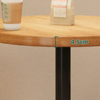 Ensemble bar Cosmopolitan en bois clair avec table ronde