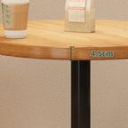 Ensemble bar Cosmopolitan en bois clair avec table ronde