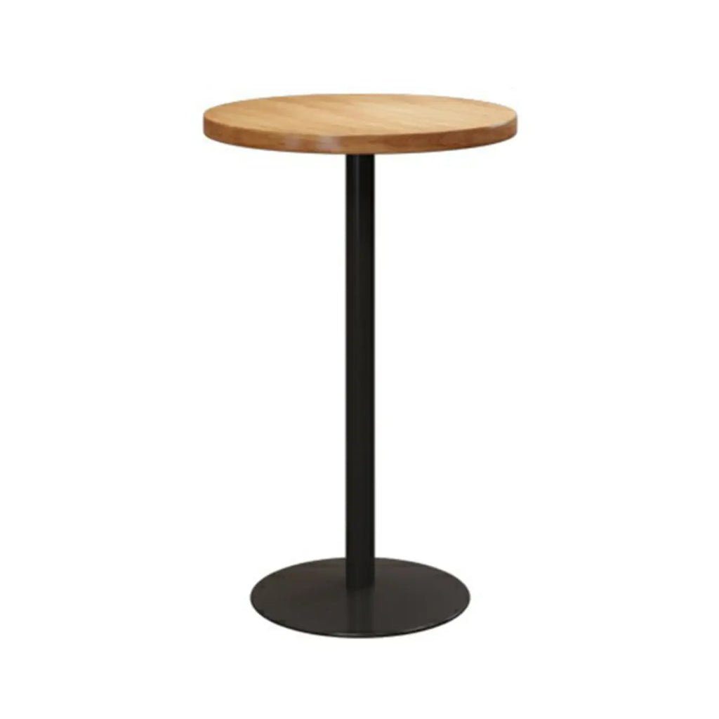 Ensemble bar Cosmopolitan en bois clair avec table ronde