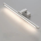 Luminaire de salle de bain tubulaire noir élégant et moderne à DEL