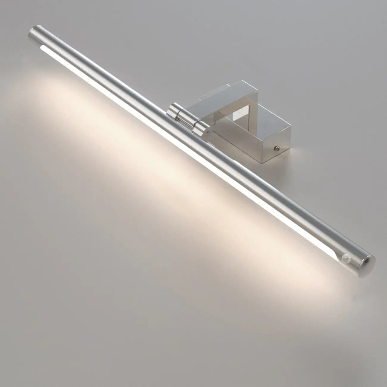 Luminaire de salle de bain tubulaire noir élégant et moderne à DEL