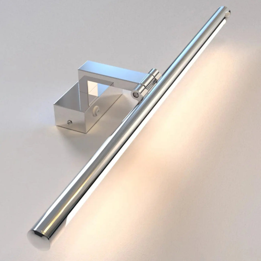 Luminaire de salle de bain tubulaire noir élégant et moderne à DEL