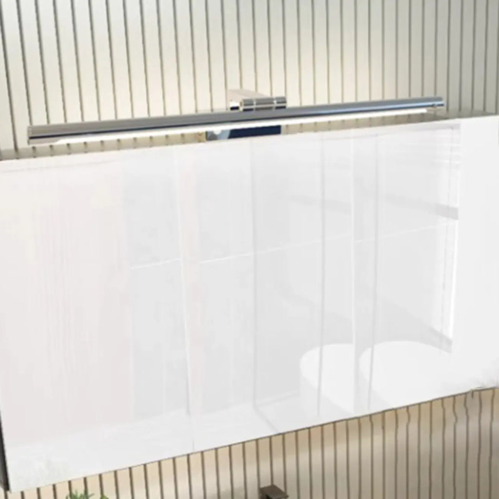 Luminaire de salle de bain tubulaire noir élégant et moderne à DEL