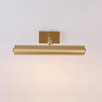 Applique murale LED moderne droite à 2 lumières avec abat-jour en cuivre