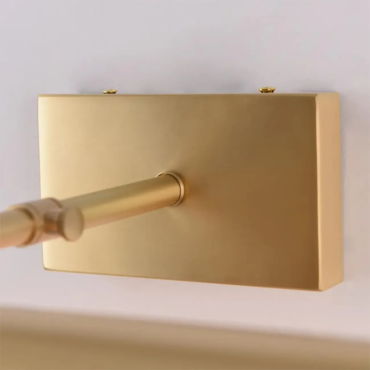 Applique murale LED moderne droite à 2 lumières avec abat-jour en cuivre