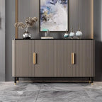 Meuble d'appoint glamour en bois de 35,5 cm pour la décoration du salon