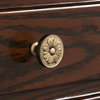 Commode élégante en bois de frêne, autoportante, à 5 tiroirs