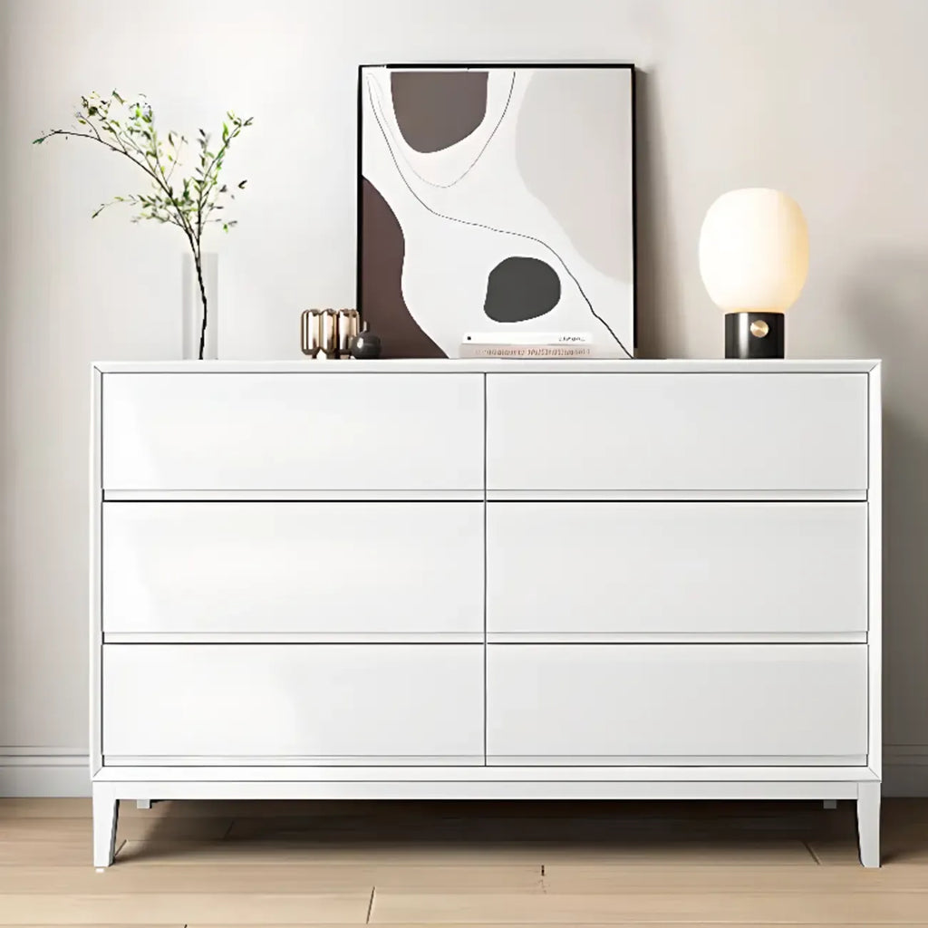 Commode double horizontale moderne en bois massif