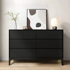 Commode double horizontale moderne en bois massif