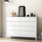 Commode double horizontale moderne en bois massif