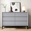 Commode double horizontale moderne en bois massif
