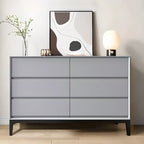 Commode double horizontale moderne en bois massif