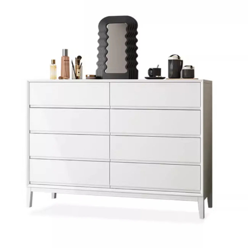 Commode double horizontale moderne en bois massif
