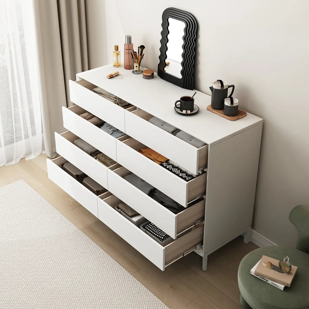 Commode double horizontale moderne en bois massif