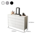 Commode double horizontale moderne en bois massif