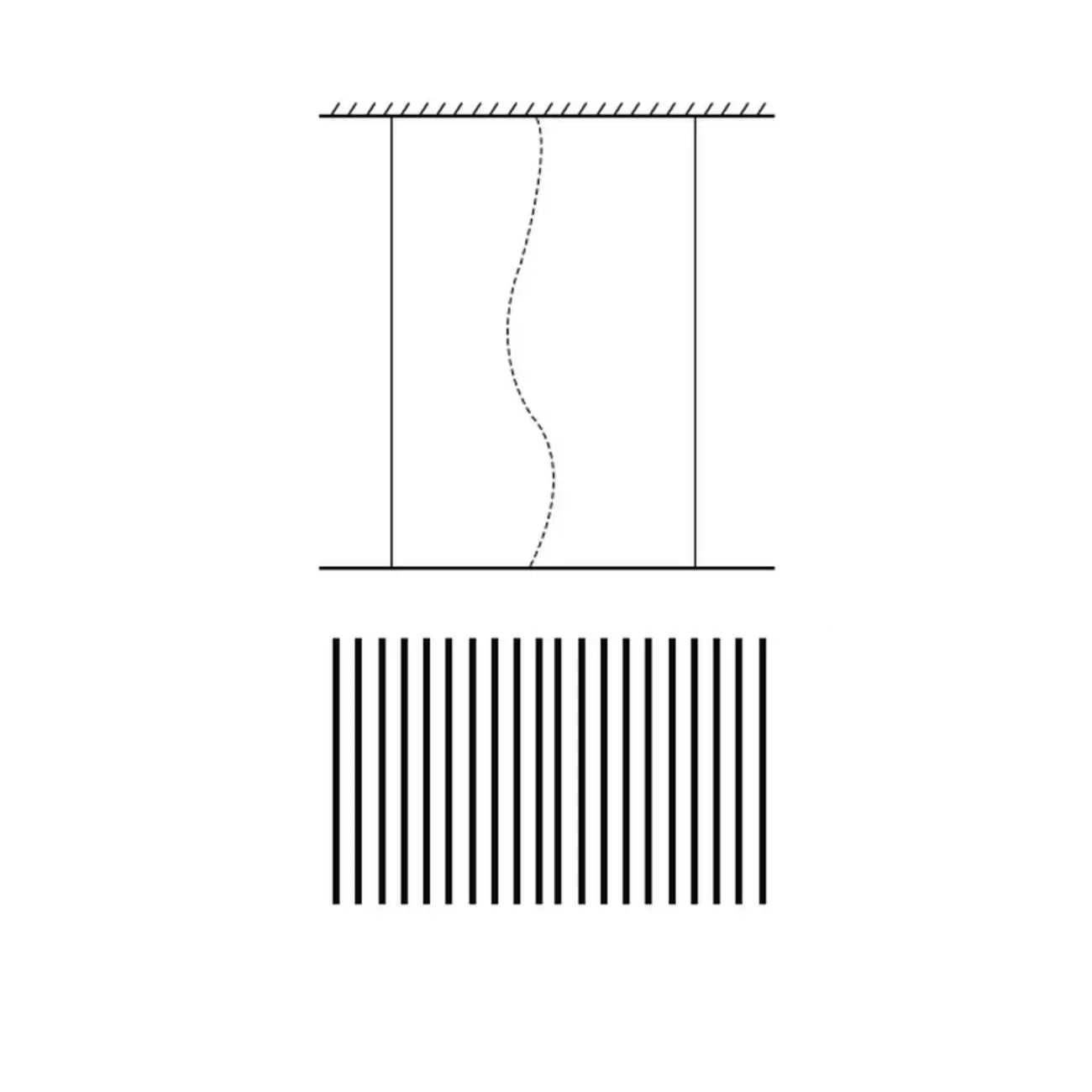 Suspension linéaire élégante en acrylique pour îlot de cuisine avec télécommande
