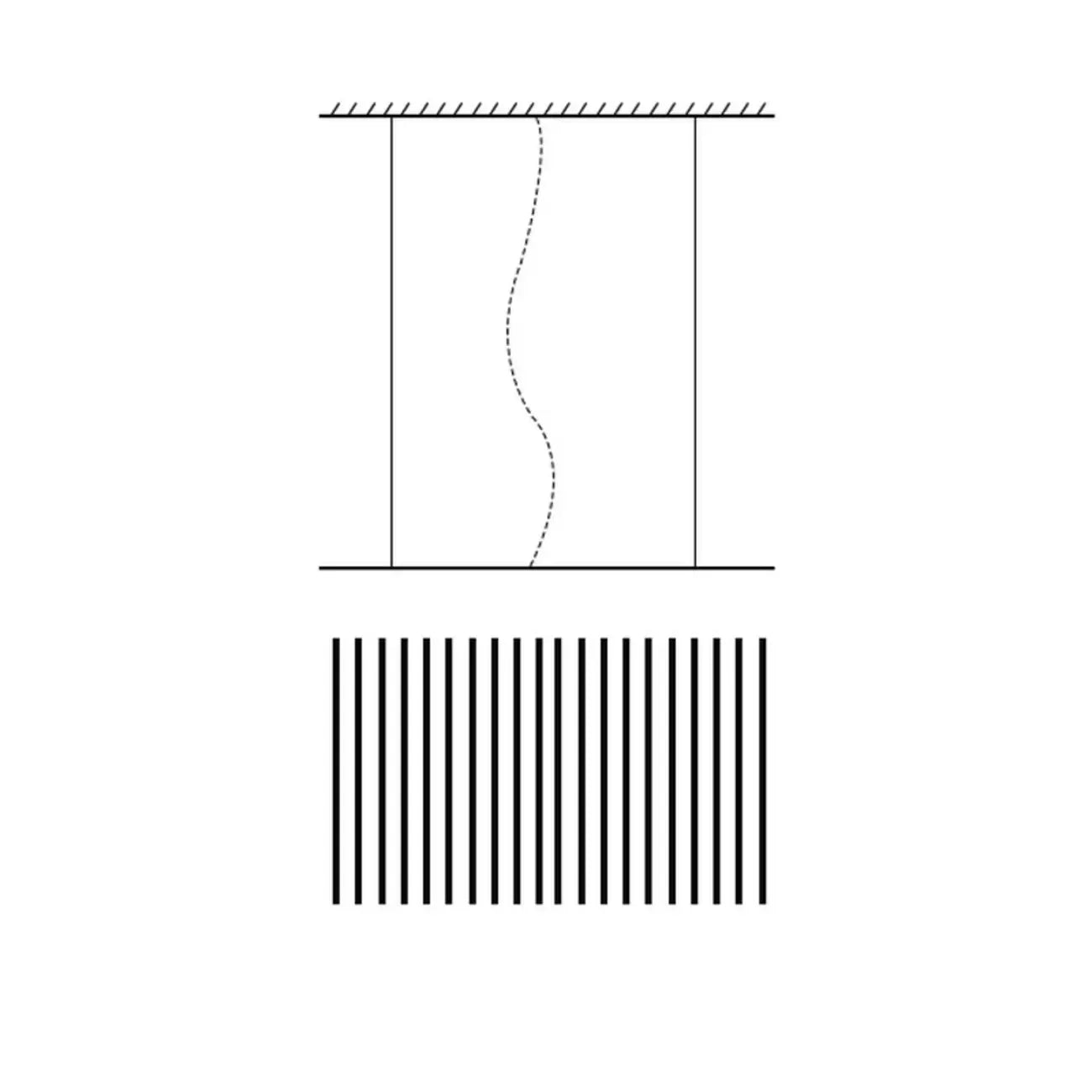 Suspension linéaire élégante en acrylique pour îlot de cuisine avec télécommande