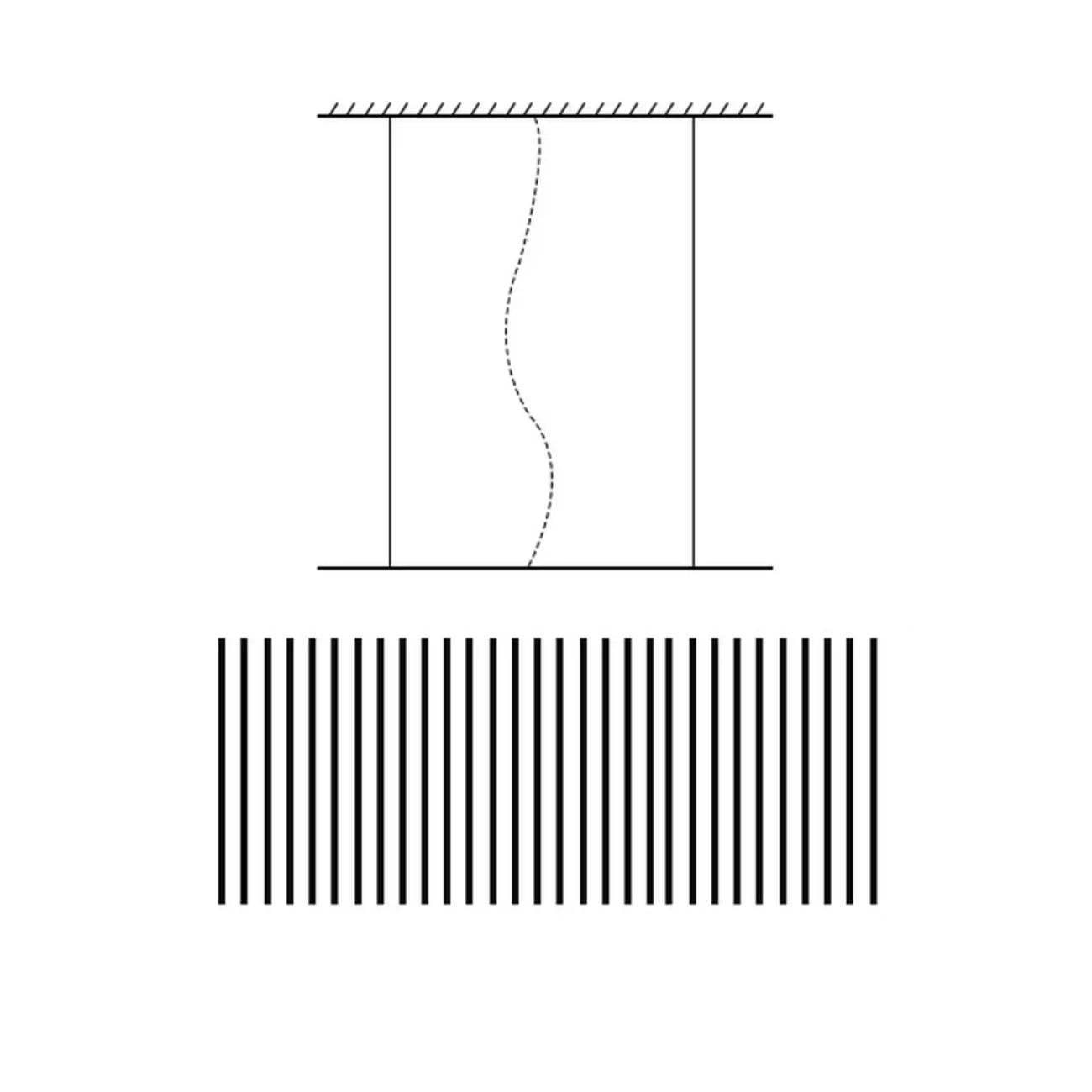 Suspension linéaire élégante en acrylique pour îlot de cuisine avec télécommande