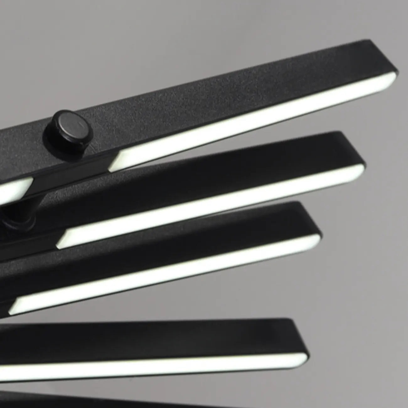 Suspension linéaire élégante en acrylique pour îlot de cuisine avec télécommande