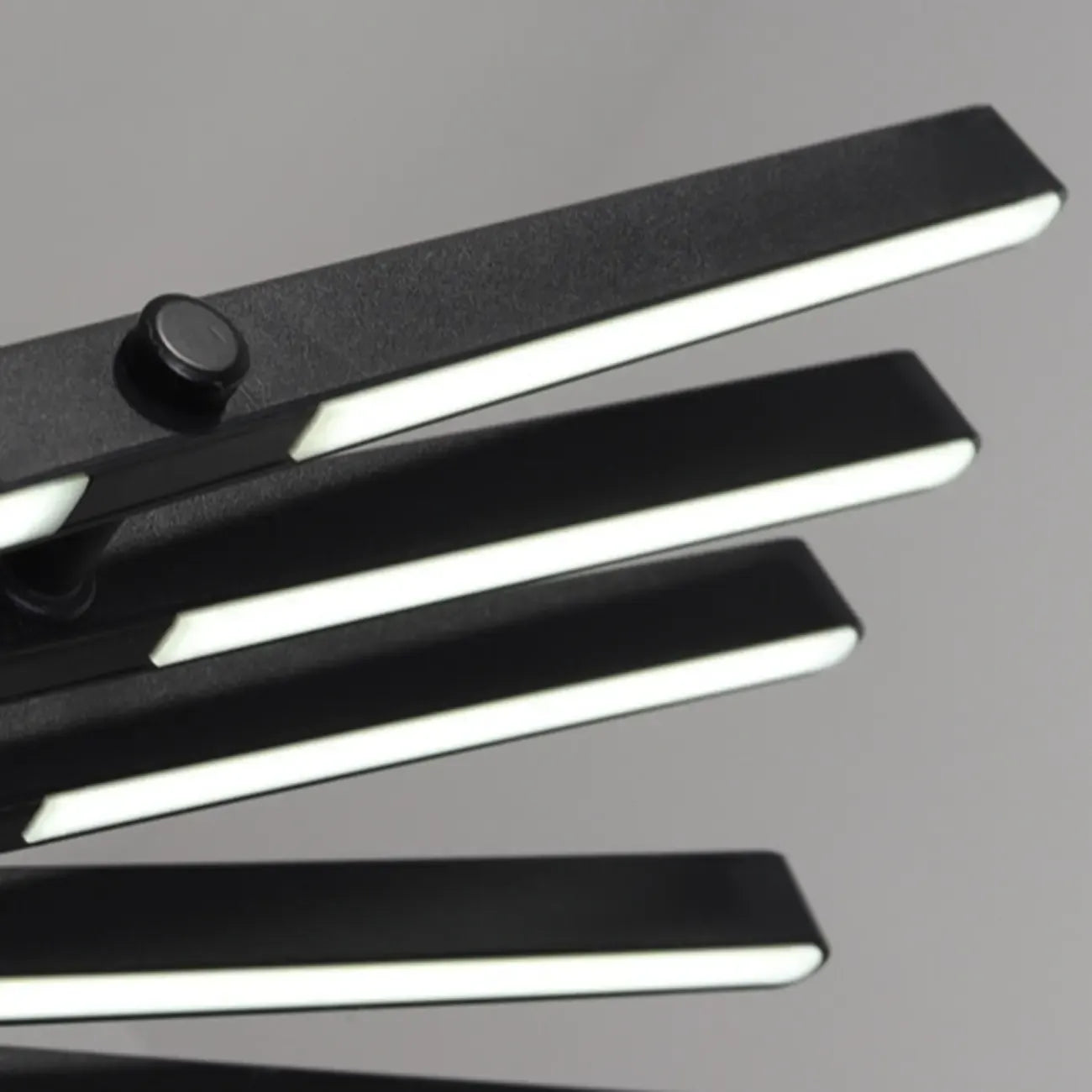 Suspension linéaire élégante en acrylique pour îlot de cuisine avec télécommande