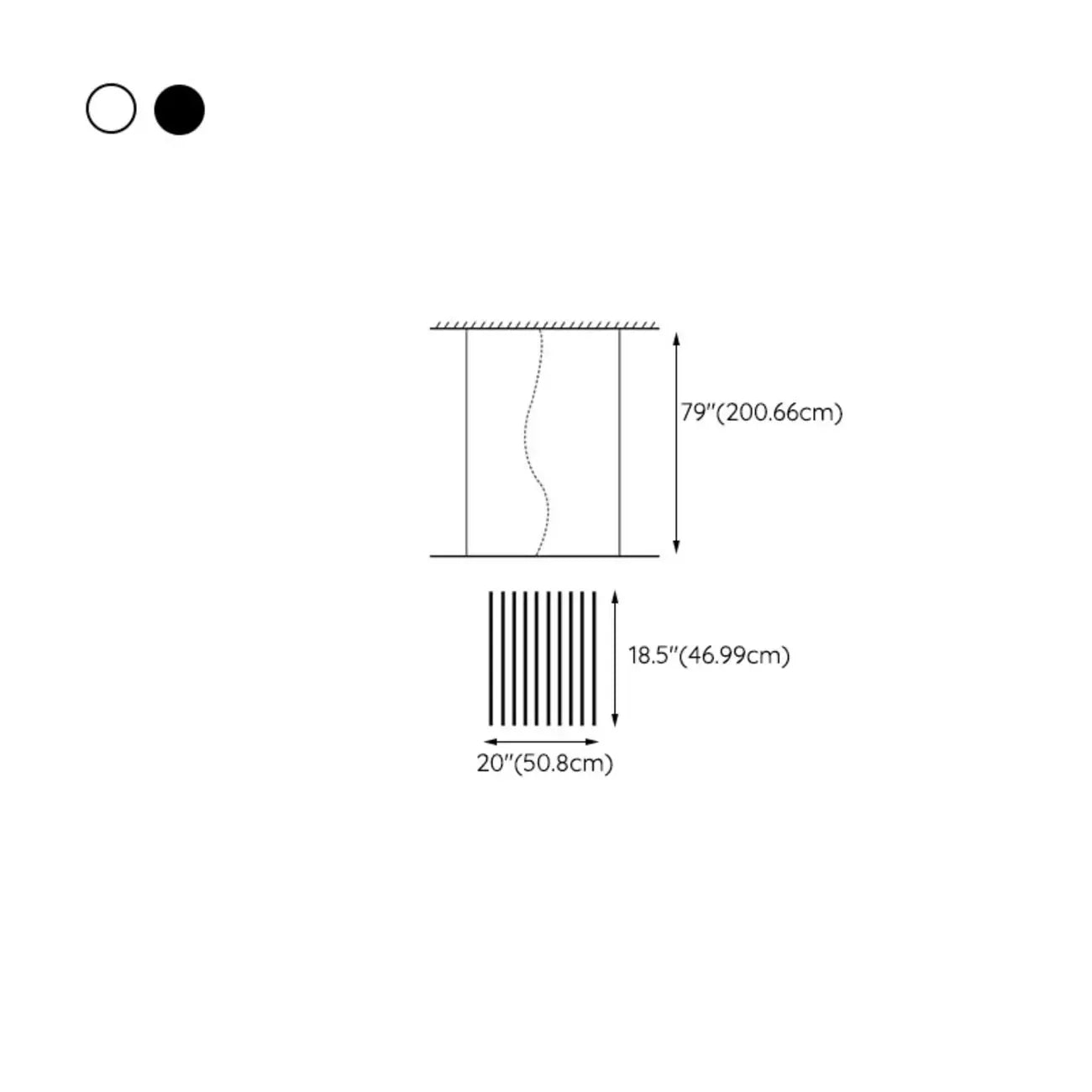Suspension linéaire élégante en acrylique pour îlot de cuisine avec télécommande