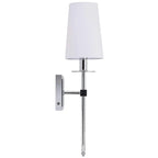 Applique murale cylindrique moderne pour salle de bain avec abat-jour