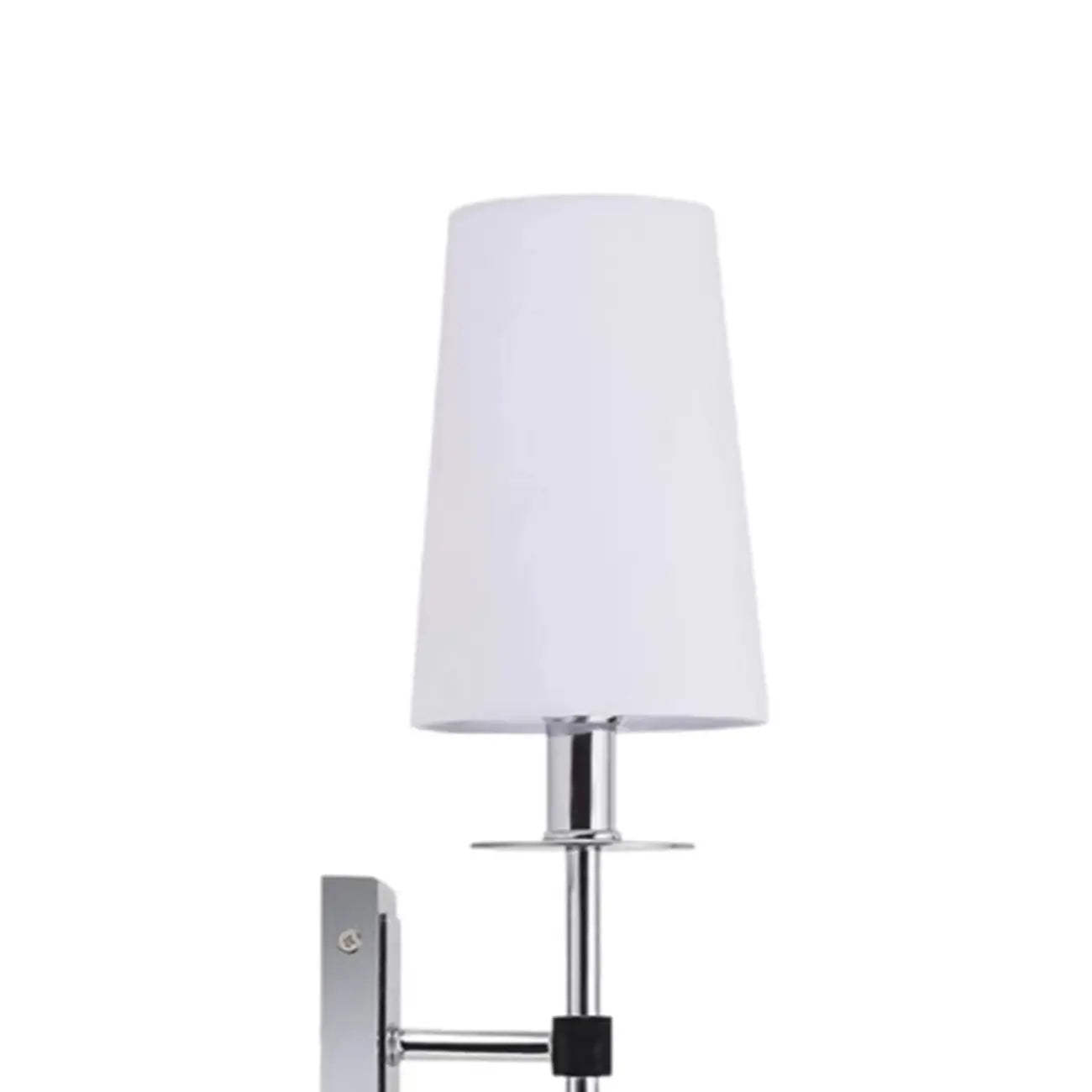 Applique murale cylindrique moderne pour salle de bain avec abat-jour