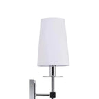 Applique murale cylindrique moderne pour salle de bain avec abat-jour