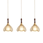Suspension florale rétro en vitrail pour une décoration intérieure élégante