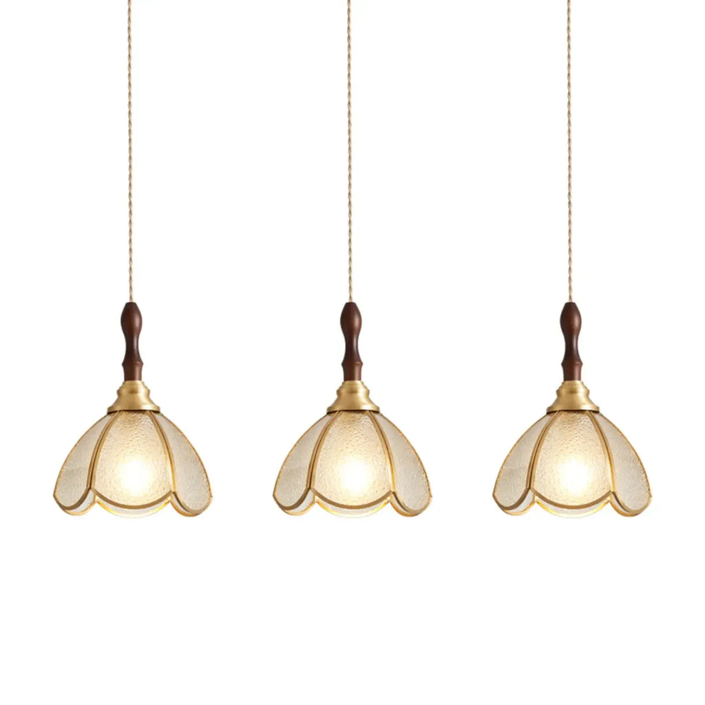 Suspension florale rétro en vitrail pour une décoration intérieure élégante