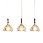 Suspension florale rétro en vitrail pour une décoration intérieure élégante