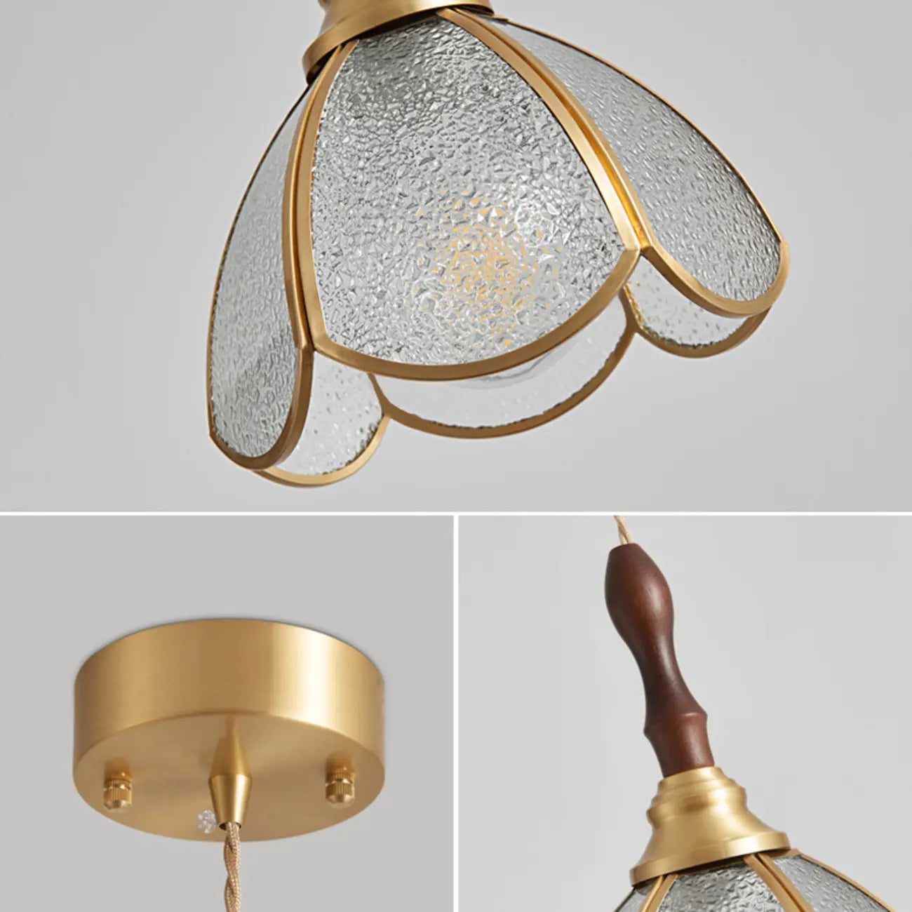 Suspension florale rétro en vitrail pour une décoration intérieure élégante