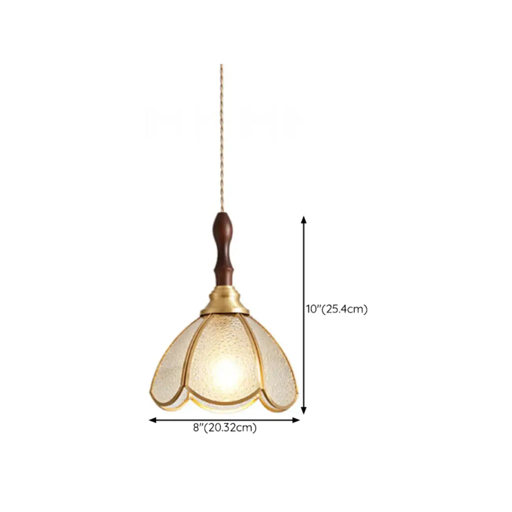 Suspension florale rétro en vitrail pour une décoration intérieure élégante
