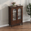 Meuble d'appoint standard vintage en frêne avec 1 tiroir