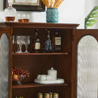 Meuble d'appoint standard vintage en frêne avec 1 tiroir