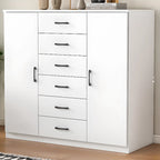 Armoire de rangement rectangulaire moderne à 5 tiroirs pour la maison