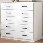 Armoire de rangement rectangulaire moderne à 5 tiroirs pour la maison