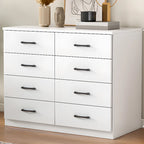 Armoire de rangement rectangulaire moderne à 5 tiroirs pour la maison