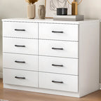 Armoire de rangement rectangulaire moderne à 5 tiroirs pour la maison