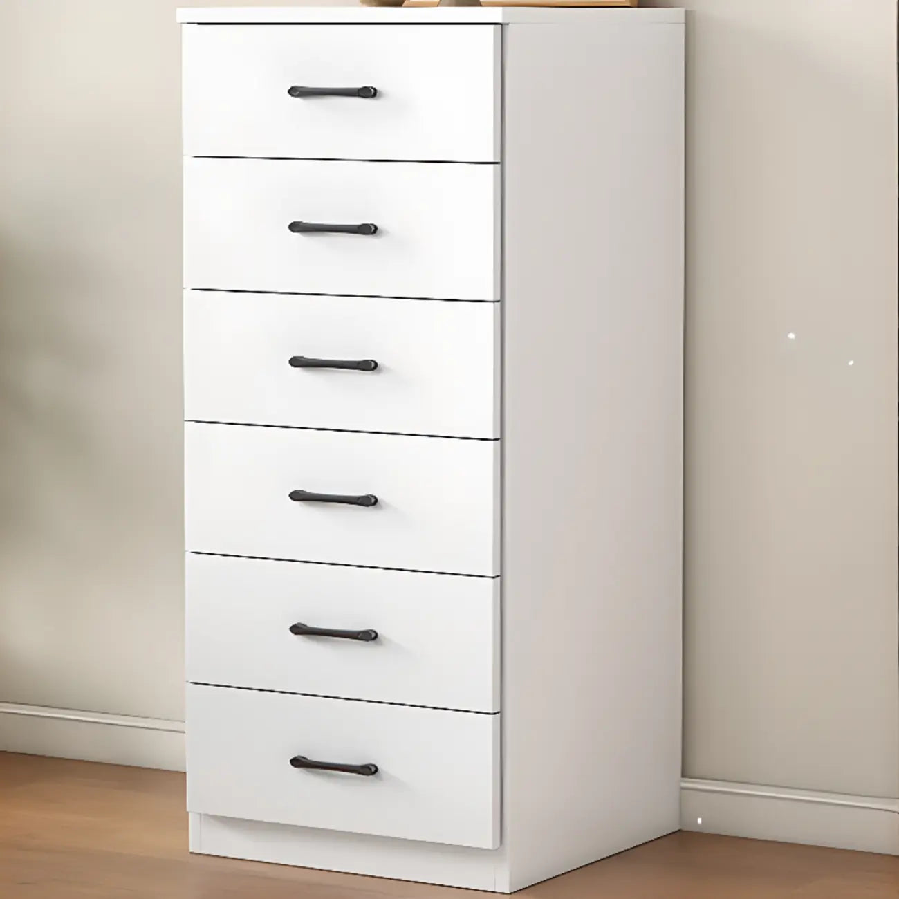 Armoire de rangement rectangulaire moderne à 5 tiroirs pour la maison