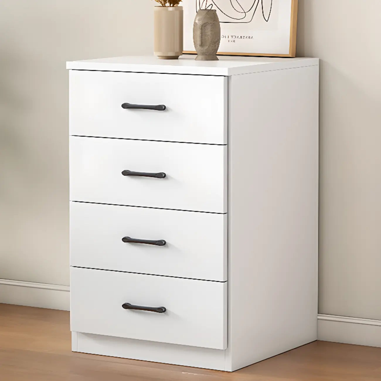 Armoire de rangement rectangulaire moderne à 5 tiroirs pour la maison