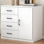 Armoire de rangement rectangulaire moderne à 5 tiroirs pour la maison