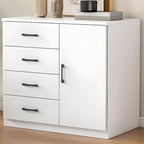 Armoire de rangement rectangulaire moderne à 5 tiroirs pour la maison