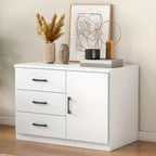 Armoire de rangement rectangulaire moderne à 5 tiroirs pour la maison