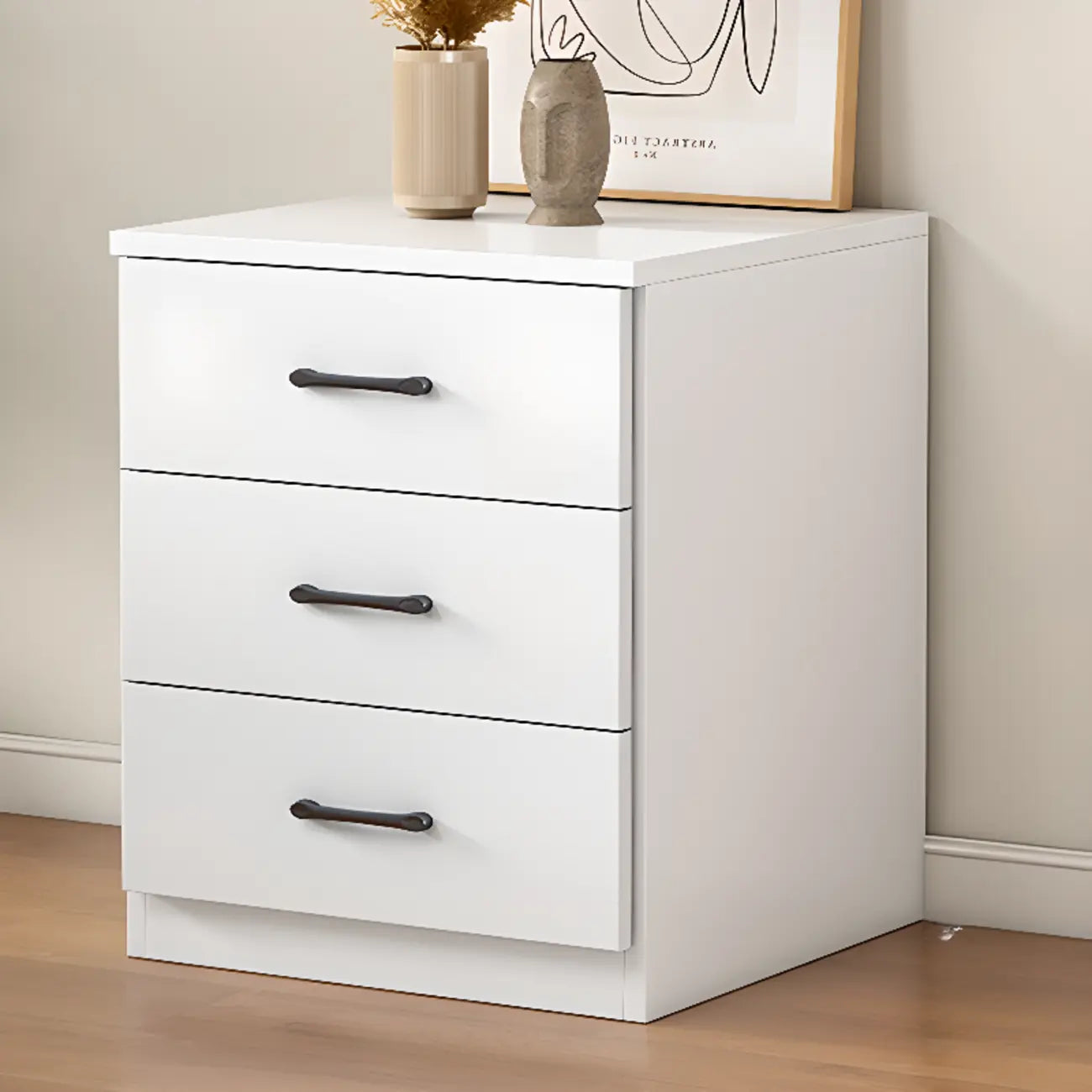 Armoire de rangement rectangulaire moderne à 5 tiroirs pour la maison