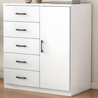 Armoire de rangement rectangulaire moderne à 5 tiroirs pour la maison