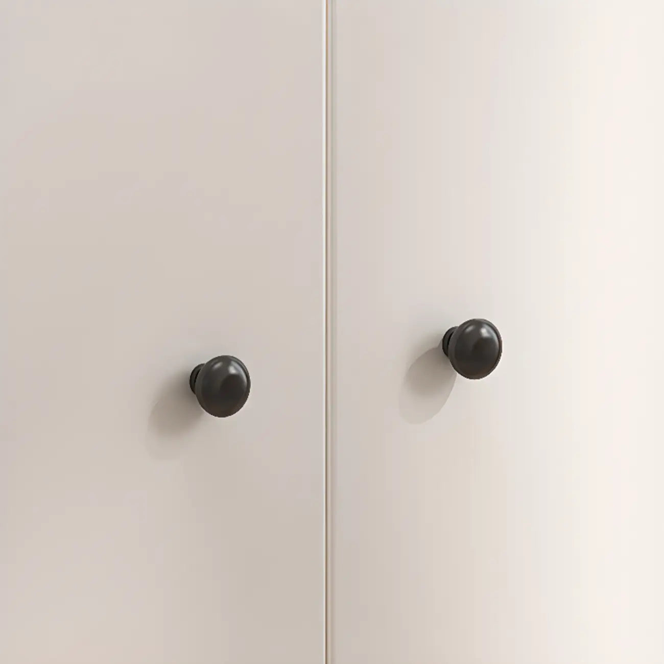 Armoire de rangement moderne en bois blanc avec étagères extérieures