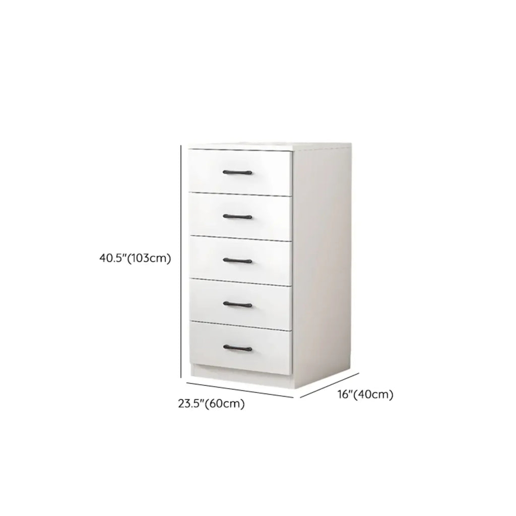 Armoire de rangement rectangulaire moderne à 5 tiroirs pour la maison