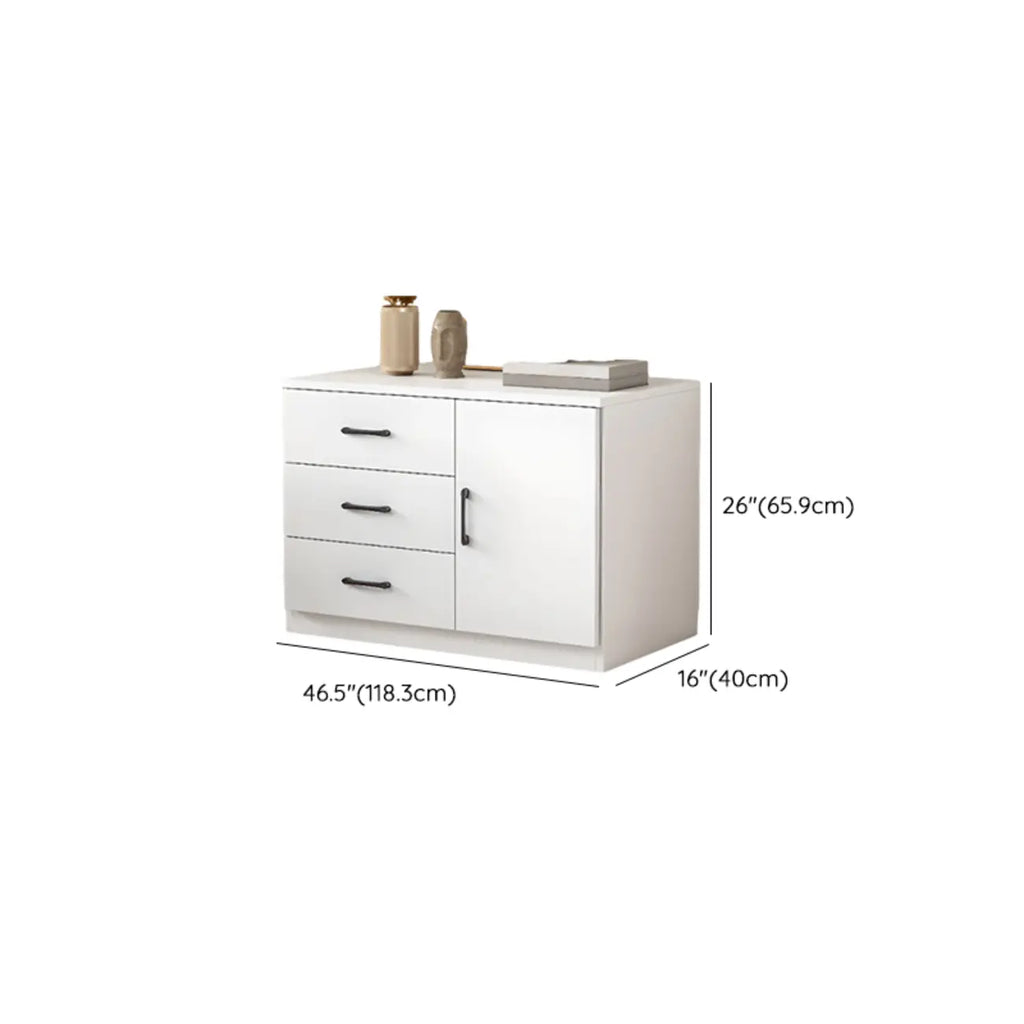 Armoire de rangement rectangulaire moderne à 5 tiroirs pour la maison