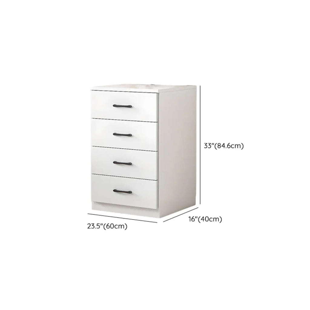 Armoire de rangement rectangulaire moderne à 5 tiroirs pour la maison